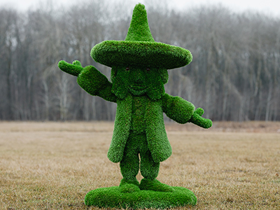 Топиари гном Рубин, модель 1 - газон Premium