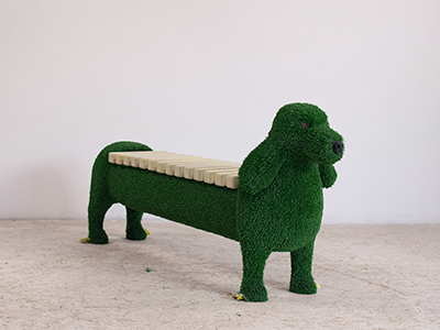 Топиари Лавочка-такса - газон Eco