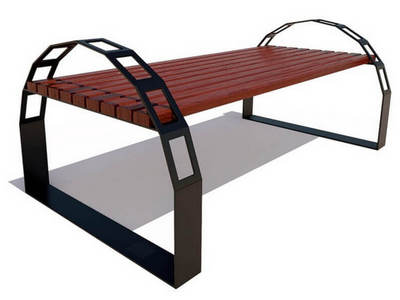 Парковая скамейка Арка, Лиственница