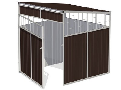 Навес для мусорных баков Мусороград