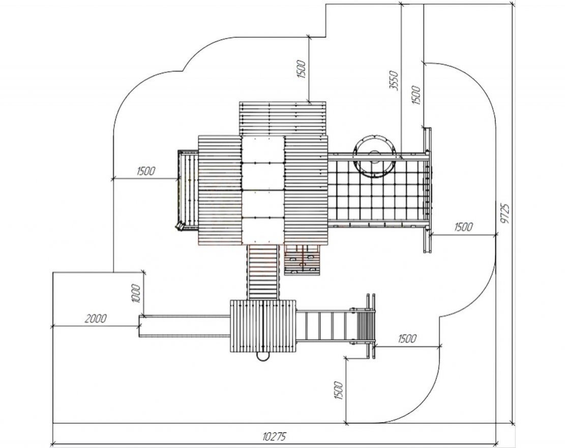 Детский игровой комплекс Домик приключений 5 - вид 3