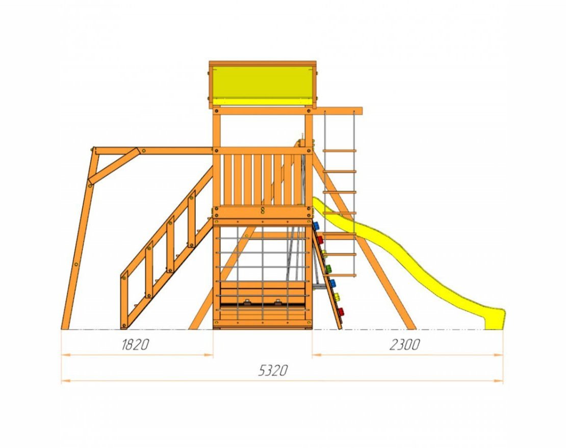 Детский игровой комплекс TORUDA GARDEN Евпатория - вид 3