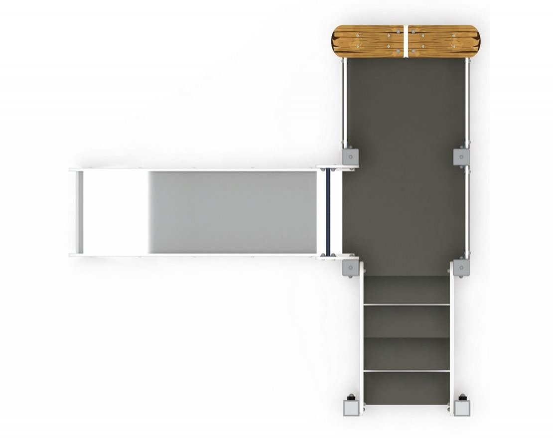 Горка Избушка на опушке h=900 - вид 4