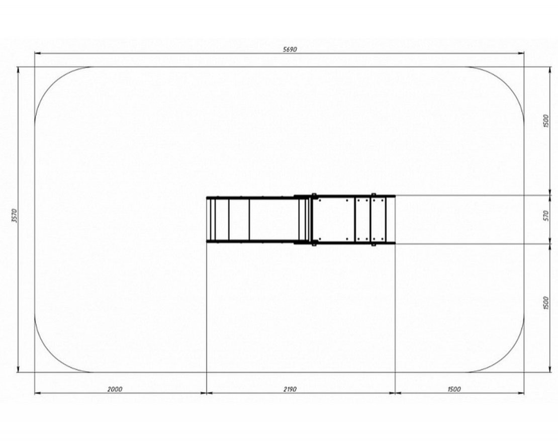 Горка Восточный экспресс h=750 - вид 3