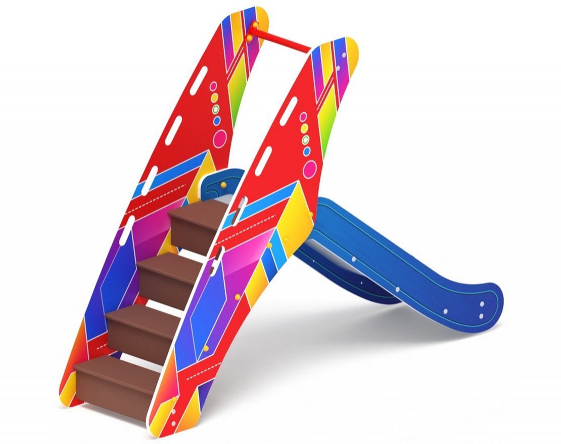 Горка Фантазия цвета h=750 - вид 3