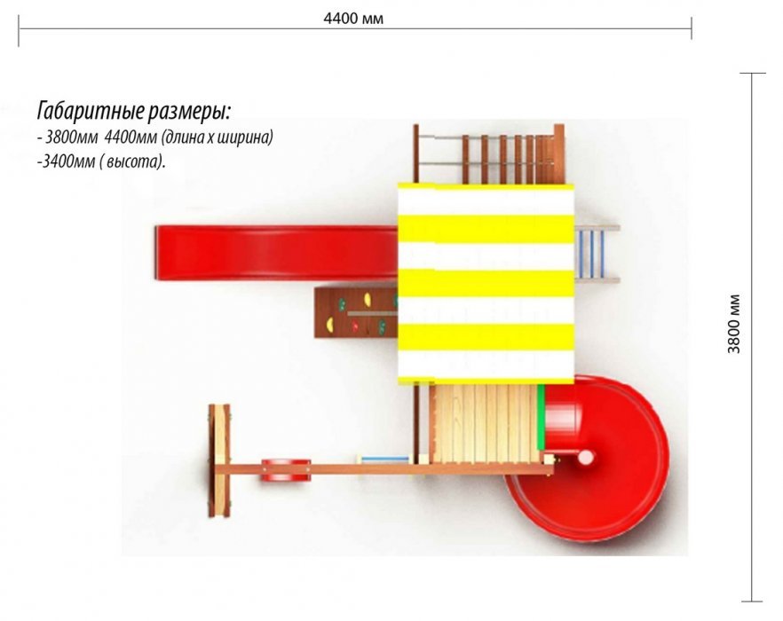 Детская игровая площадка Парус 8 - вид 2