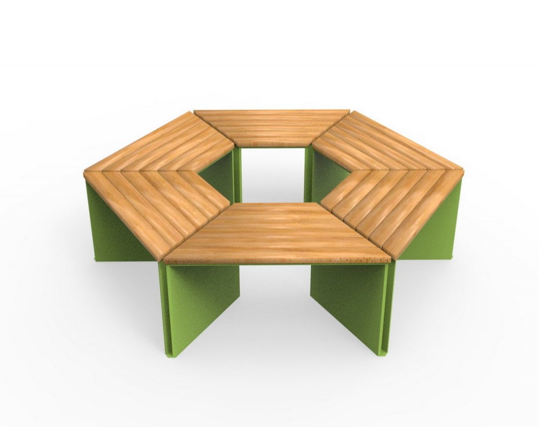 Приствольная скамейка Треллис 11 - вид 2