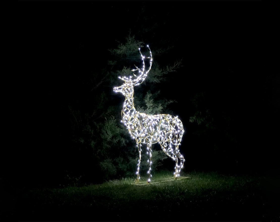 Световая фигура Олень под елку d018 - вид 2