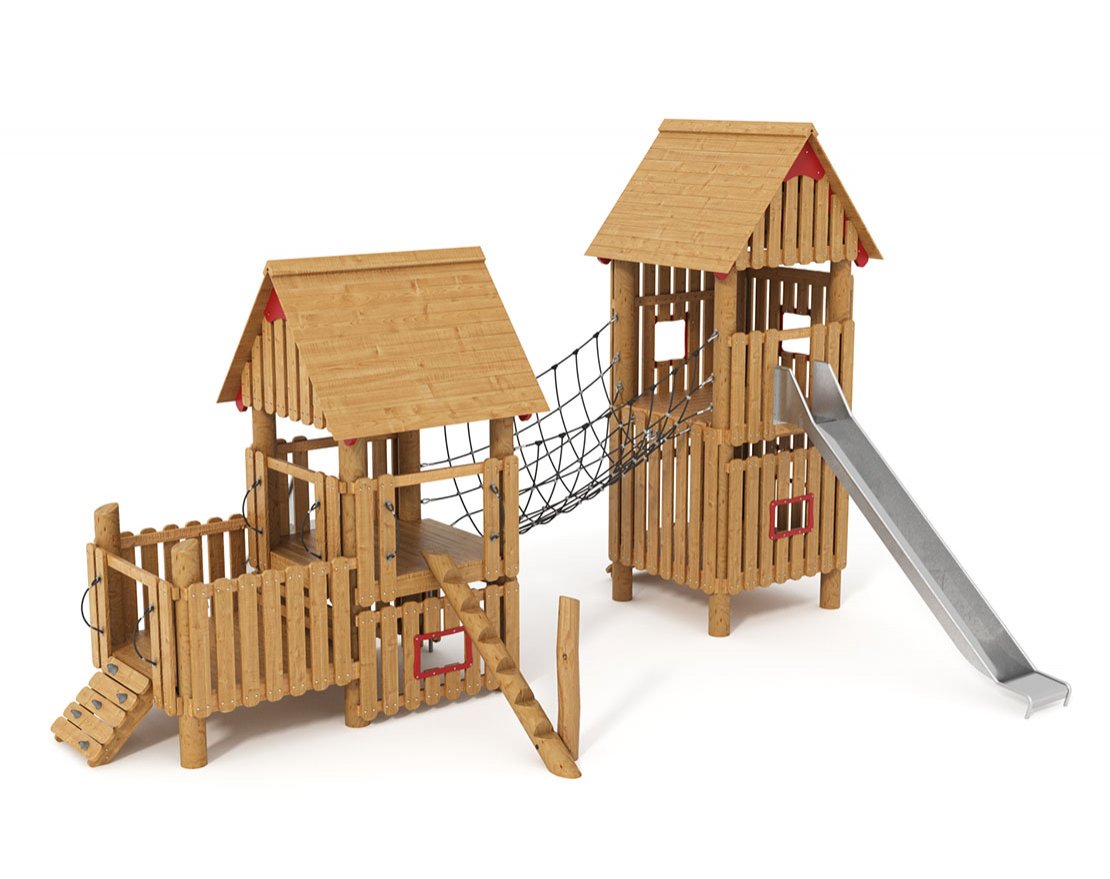 Игровой комплекс Лесной теремец 3 - вид 4