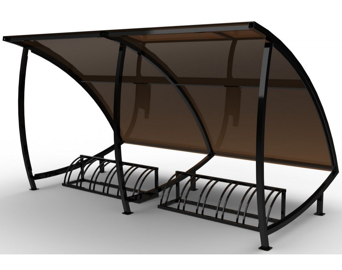 Велопарковка Сиэтл с навесом - вид 4