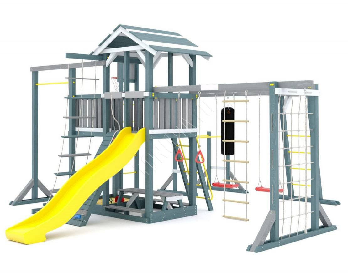 Детская игровая площадка Гигант 4 (индиго)